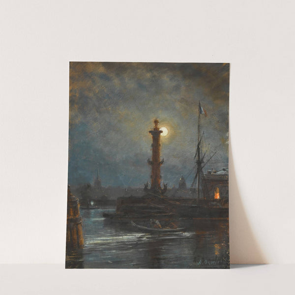 Rostral Column in St Petersburg by Alexey Petrovich Bogolyubov