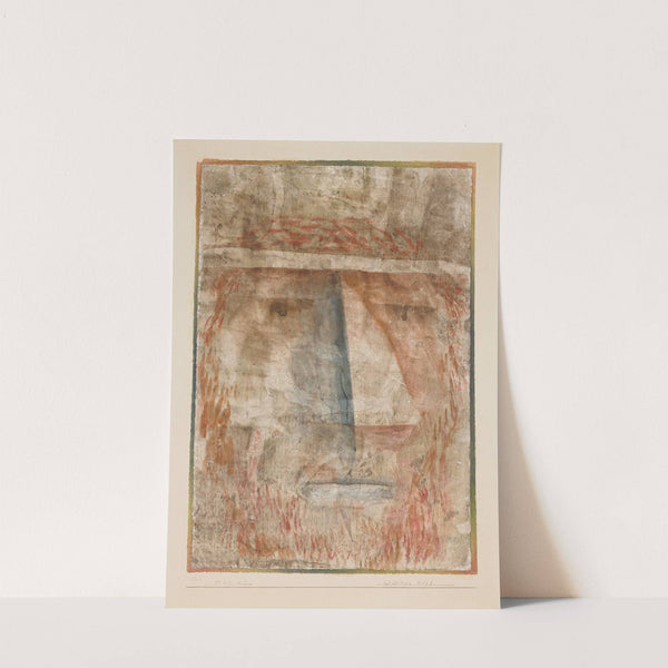 Rotbärtiger Kopf by Paul Klee