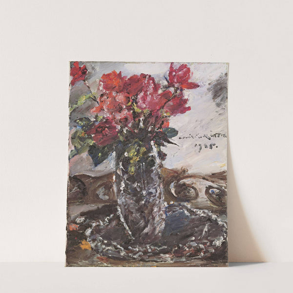 Rote Rosen (1925) by Lovis Corinth