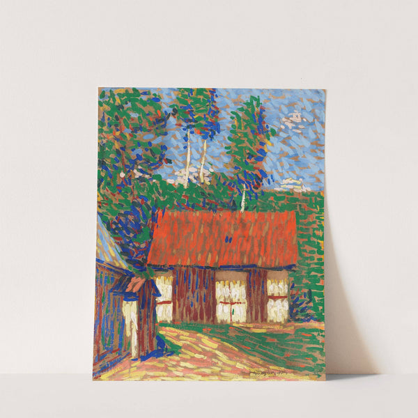 Rotes Dach by Arthur Segal