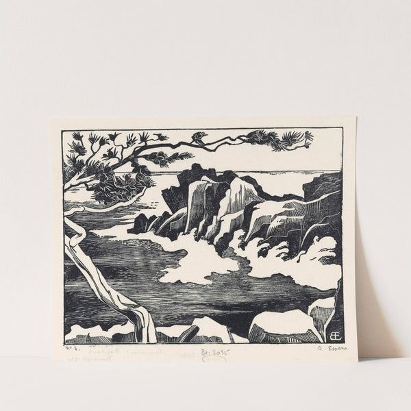 Rotskust bij Saint-Raphaël (1930) by Bernard Essers