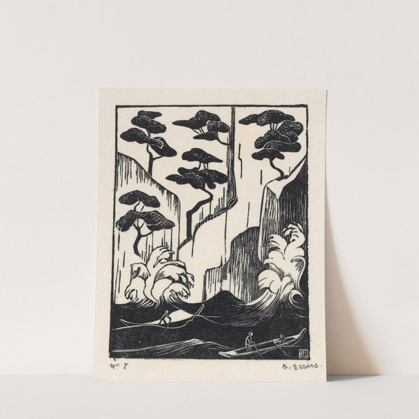 Rotskust bij Santa Margherita Ligure (1926) by Bernard Essers