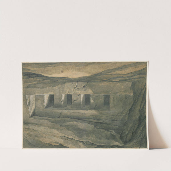 Rotstempel of begraafplaats by David Humbert de Superville