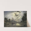 Rotterdam in the Moonlight by Johan Barthold Jongkind