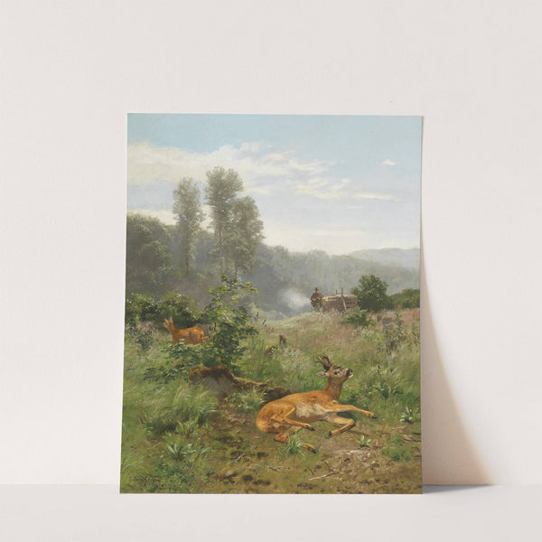 Rotwildjagd by Josef Schmitzberger