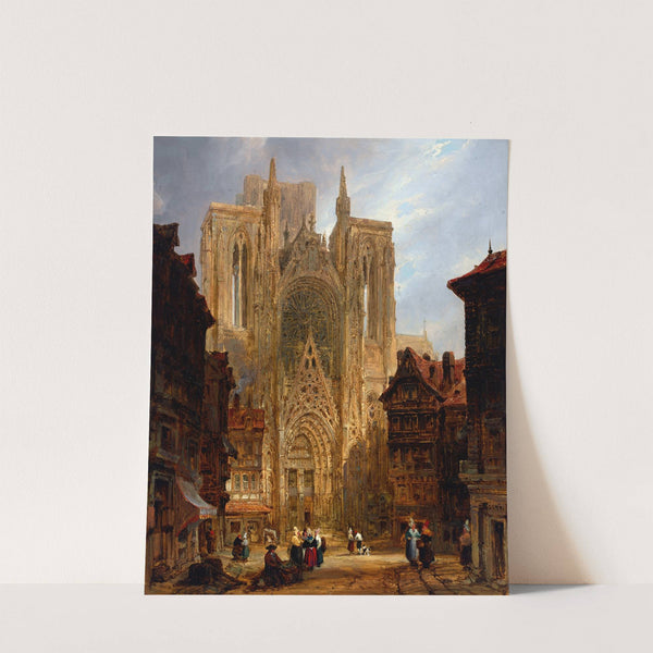 Rouen Cathedral (ca. 1796-1826) by David Roberts