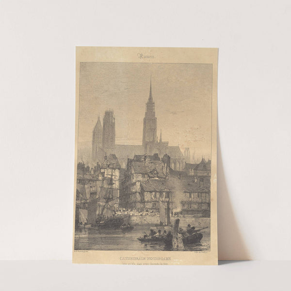 Rouen – Cathedrale Notre-Dame by Richard Parkes Bonington