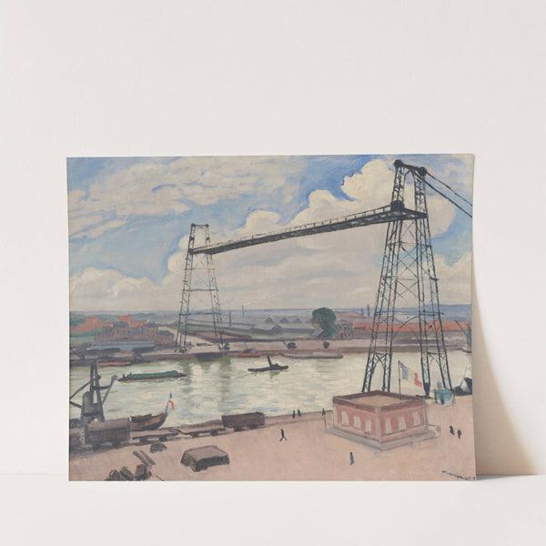 Rouen, le pont transbordeur (1912) by Albert Marquet