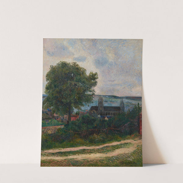 Rouen, L'église Saint-Ouen by Paul Gauguin