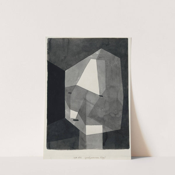 Rough-Cut Head by Paul Klee