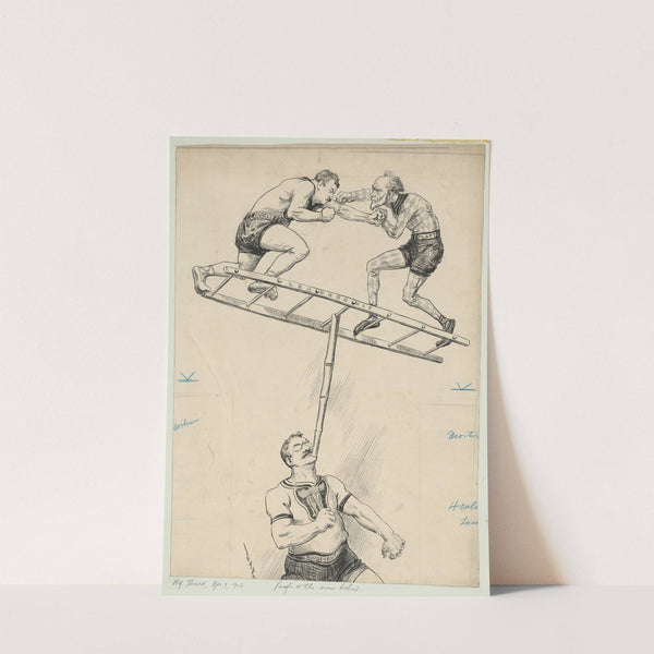 Rough on the man below by William Allen Rogers