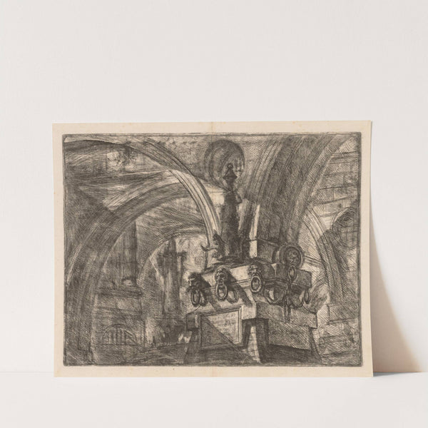 Round Arches Springing from a Square Column (1745–1750) by Giovanni Battista Piranesi