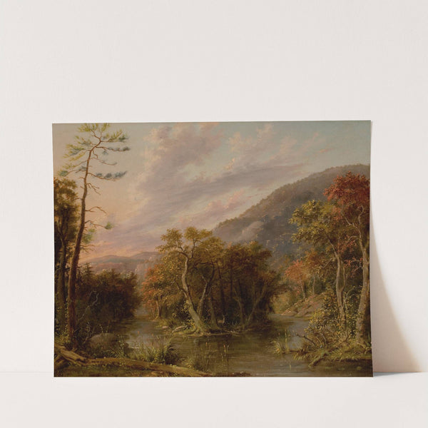 Round Top Mountain from the Shinglekill Falls by Albertus Del Orient Browere