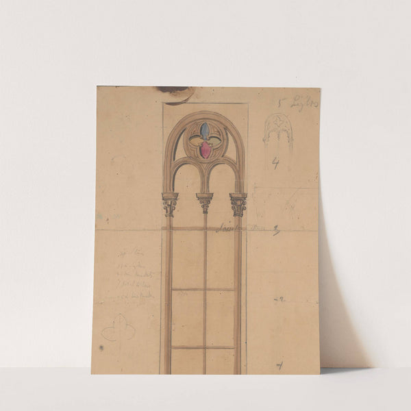 Rounded Gothic arch by John Rubens Smith