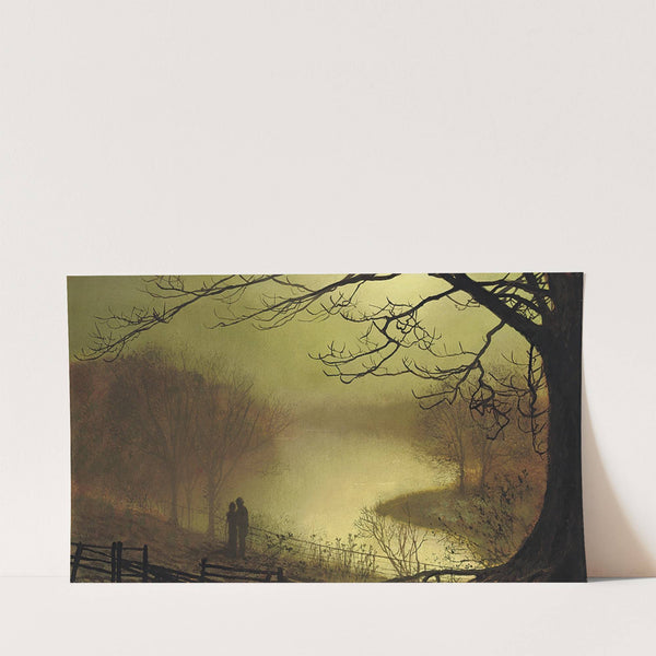 Roundhay Lake (1877) by John Atkinson Grimshaw