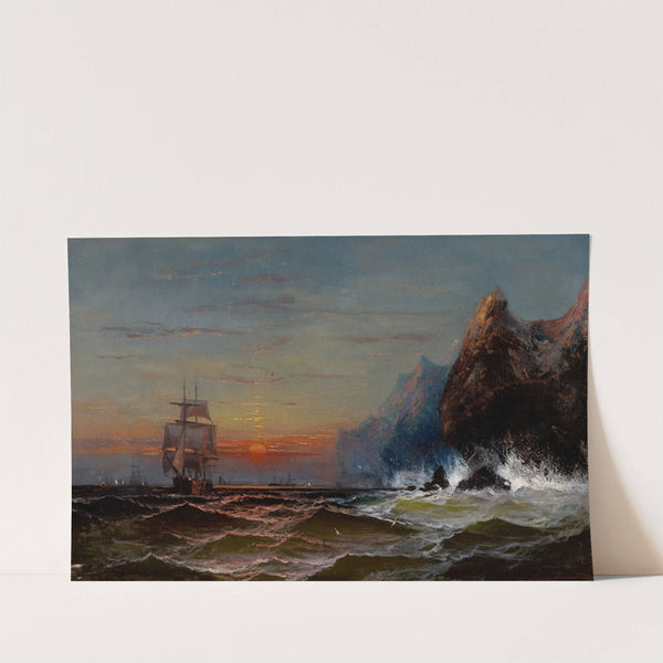 Rounding the Cape, Sunset by James Hamilton