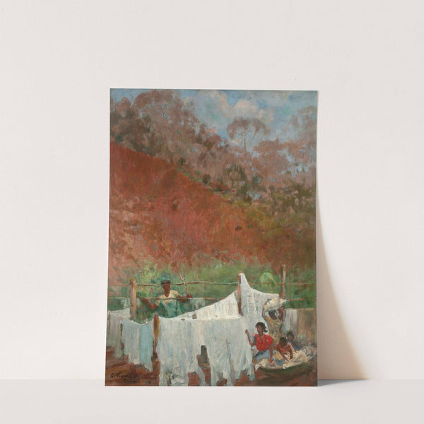 Roupa estendida by Eliseu Visconti