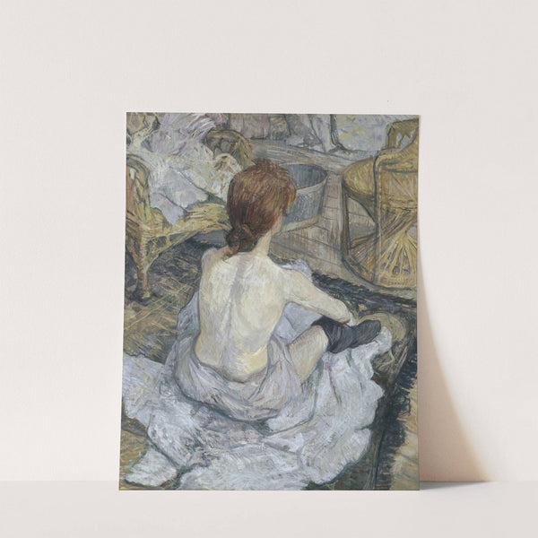 Rousse, dit aussi La Toilette by Henri de Toulouse-Lautrec