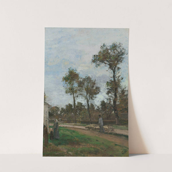 Route À Louveciennes (circa 1870) by Camille Pissarro