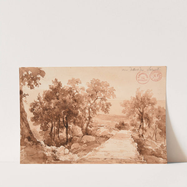 Route à travers bois by Jacques-Raymond Brascassat