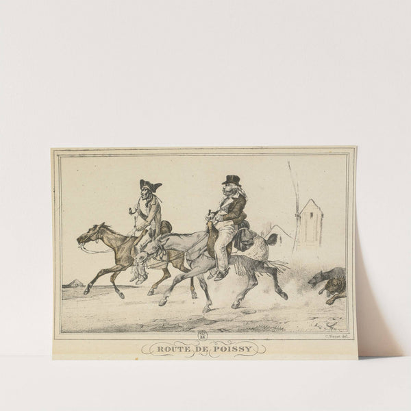 Route de Poissy (1816) by Carle Vernet