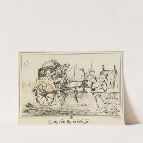 Route de Saint-Cloud (1816) by Carle Vernet