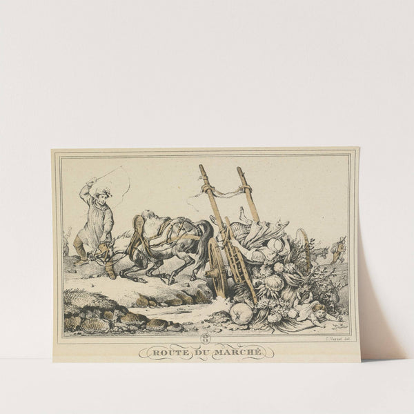 Route du Marché (1819) by Carle Vernet