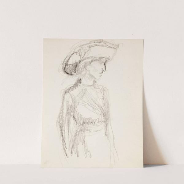 Rouva Anni Lagerborg, luonnos by Magnus Enckell