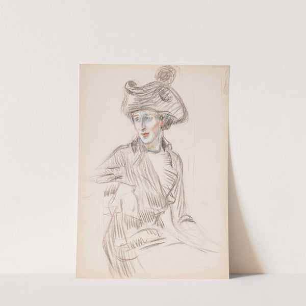 Rouva Anni Lagerborg by Magnus Enckell