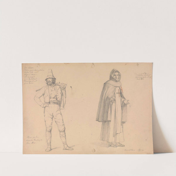 Røver og karmelittermunk (1841) by Adolph Tidemand