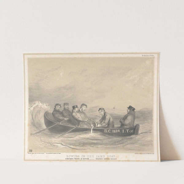 Rowing in the Same Boat: Something Wrong at the Bottom... Weather Rather Squally by John Doyle