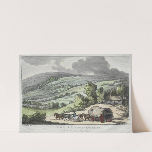 Rowlandson’s Sketches from Nature; Taunton Vale, Somersetshire (1809) by Thomas Rowlandson