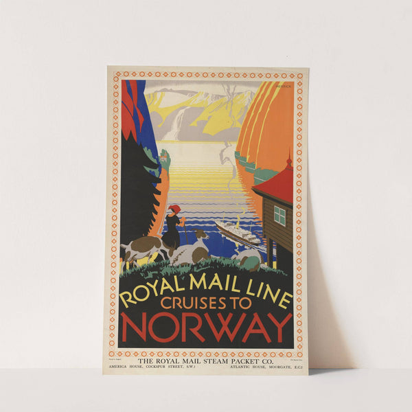 Royal Mail Line cruises to Norway by Frederick Charles Herrick