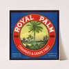 Royal Palm Oranges and Grapefruit Label (1940s)