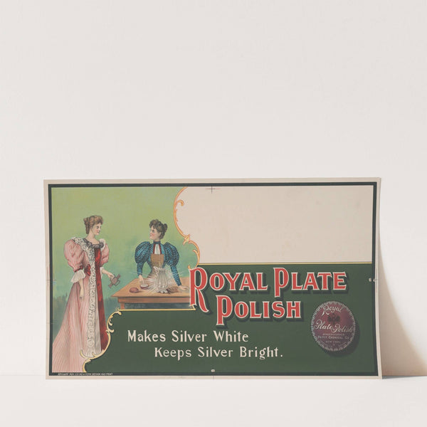 Royal plate polish. Makes silver white, keeps silver bright (1880)
