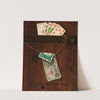 Royal Straight Flush and Five Dollar Bill by American School