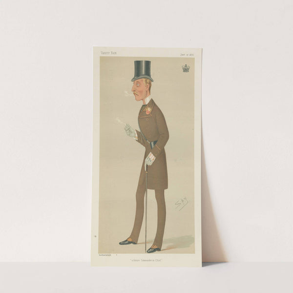 Royalty; ‘A Future Commander-in-Chief’, H.R.H. The Duke of Connaught, June 17, 1876 (1876) by Leslie Matthew Ward