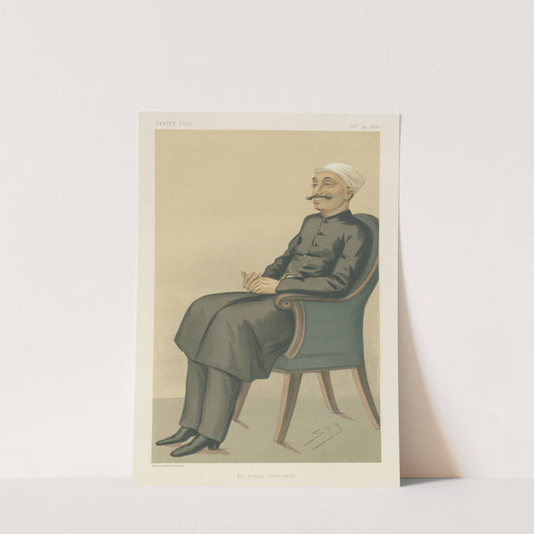 Royalty; ‘An Indian Statesman’, Nawab Sir Salar Jung, October 14, 1876 (1876) by Leslie Matthew Ward