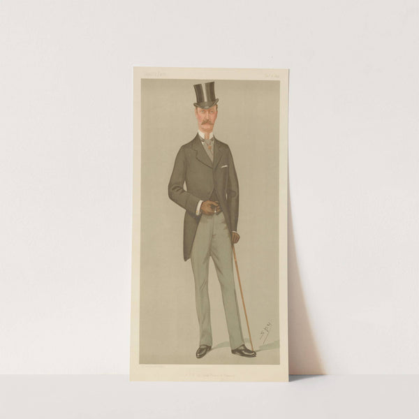 Royalty; ‘H.R.H. The Crown Prince of Denmark’, Prince Christian Frederick Charles William, December 12, 1895 (1895) by Leslie Matthew Ward