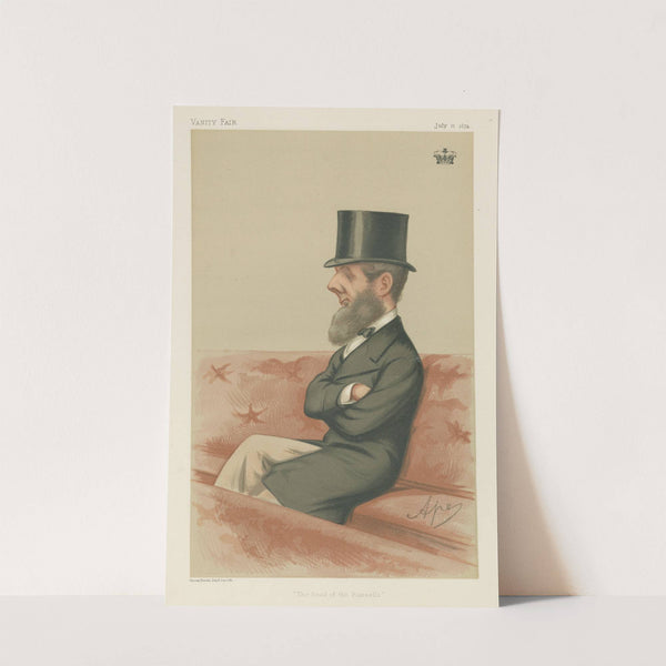 Royalty; ‘The Head of the Russells’, The Duke of Bedford, July 11, 1874 (1874) by Carlo Pellegrini