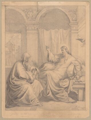 Rozmowa Chrystusa z Nikodemem (1862)