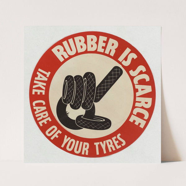 Rubber is Scarce – Take Care of Your Tyres