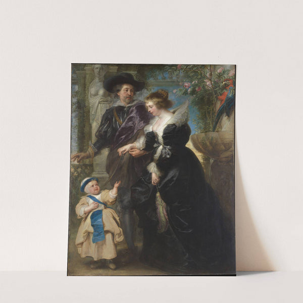Rubens, His Wife Helena Fourment, and Their Son Frans by Peter Paul Rubens