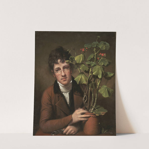 Rubens Peale with a Geranium by Rembrandt Peale