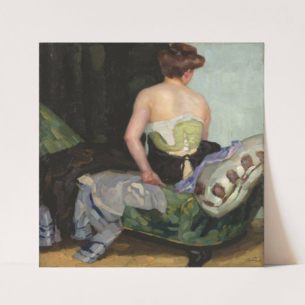 Rückenakt (1906) by Leo Putz