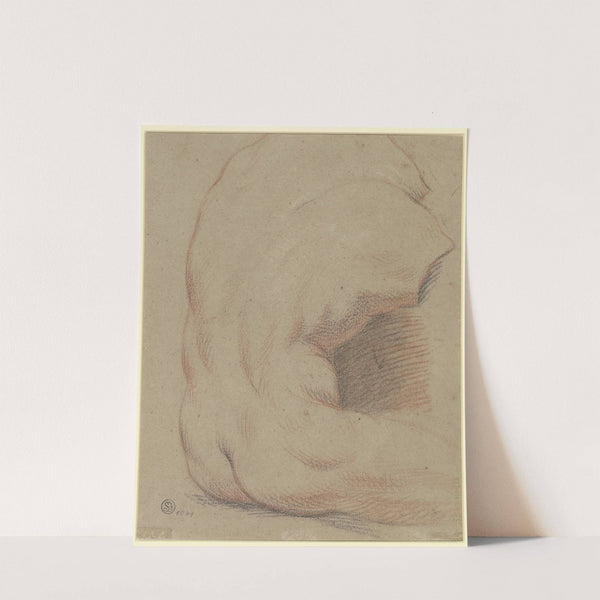 Rückenansicht eines männlichen Torso (Torso vom Belvedere) by Nicolas Lancret