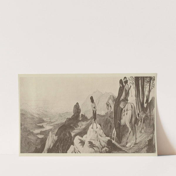 Rückkehr der Genovefa (circa 1900) by Eduard von Steinle