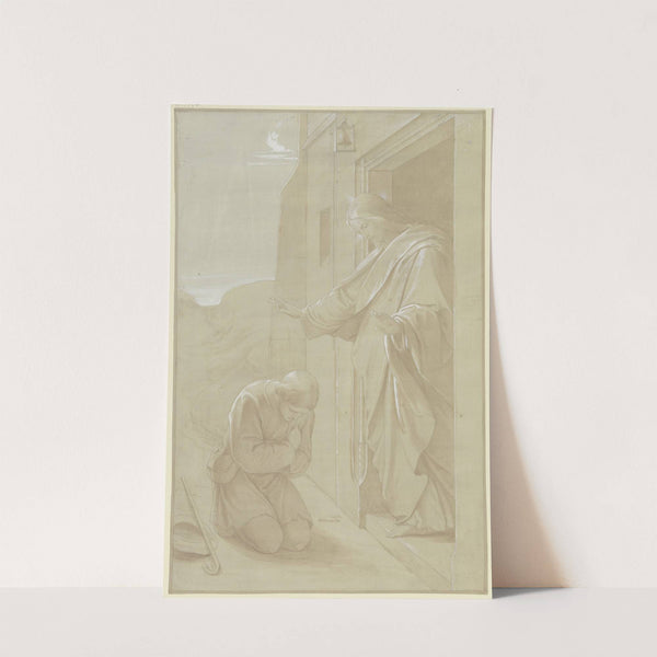 Rückkehr des verlorenen Sohnes, Christus als Vater (1850) by Eduard von Steinle