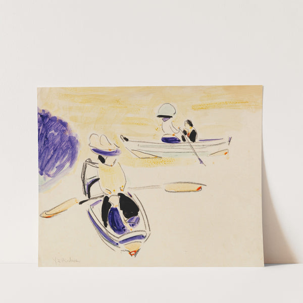 Ruderboote (1909) by Ernst Ludwig Kirchner