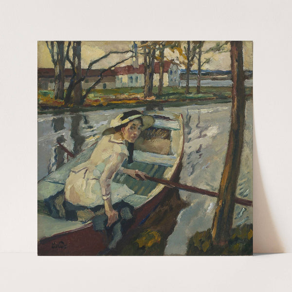 Ruderpause (Hartmannsberg) by Leo Putz